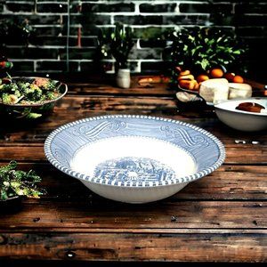 Dessert/Fruit/Sauce Bowl - Currier & Ives by Royal USA - Old Farm Gate